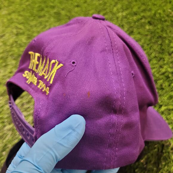 VTG 1994 The Mask Official Movie Promo Hat Dated Summer 1994 - Picture 6 of 11